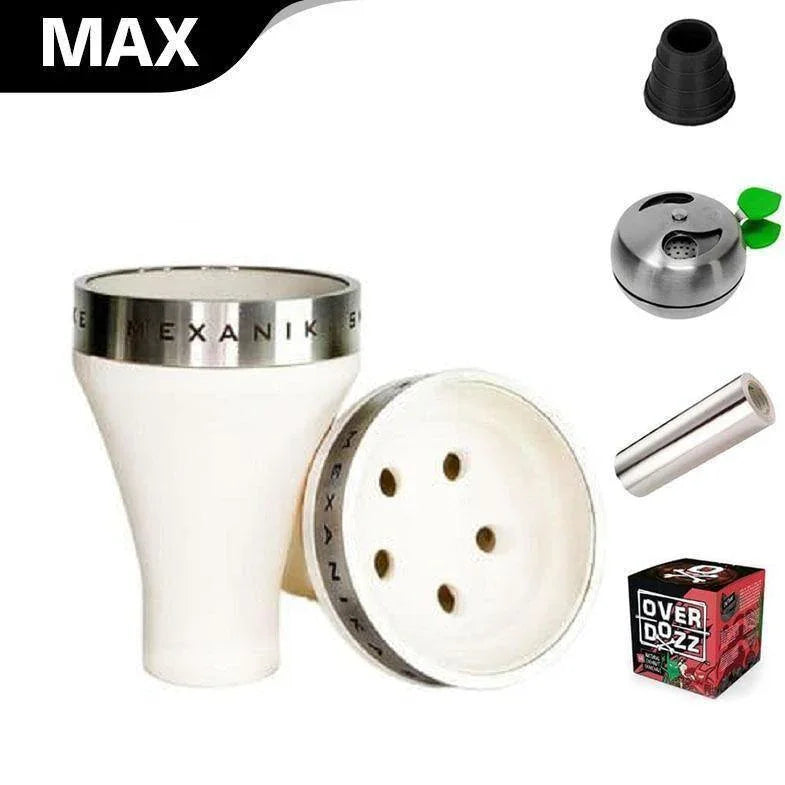 Mexanika Smoke MS Killer Bowl - White - shishagear - UK