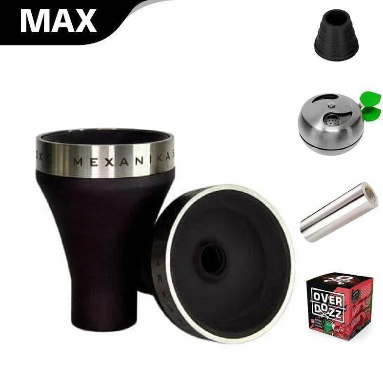 Mexanika Smoke MS Phunnel Bowl - Black - shishagear - UK