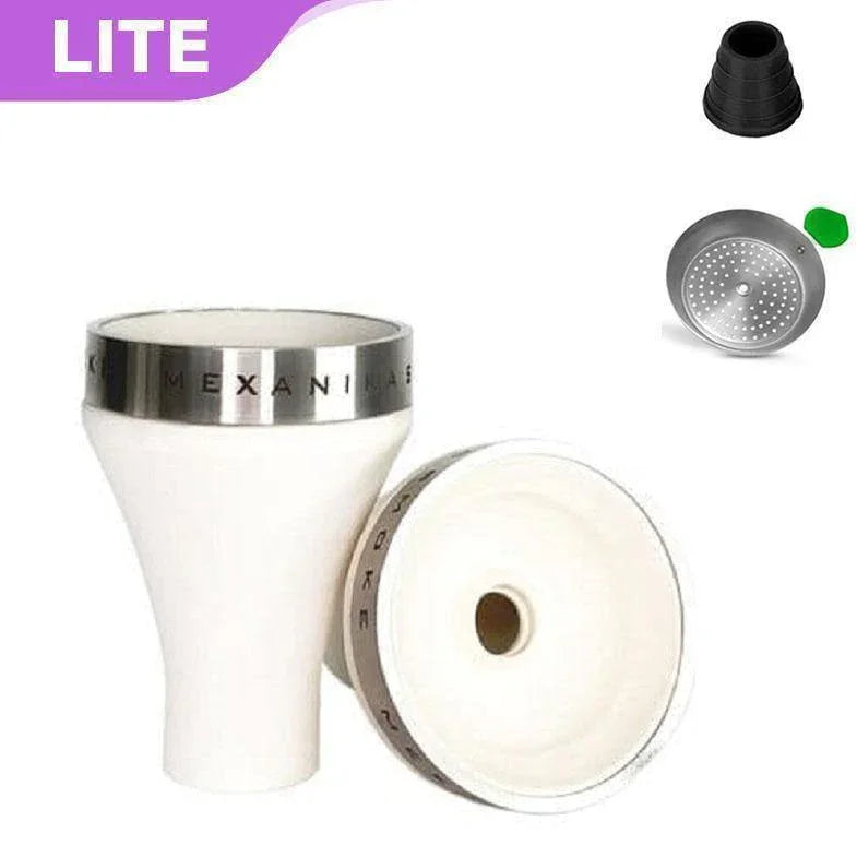 Mexanika Smoke MS Phunnel Bowl - White - shishagear - UK