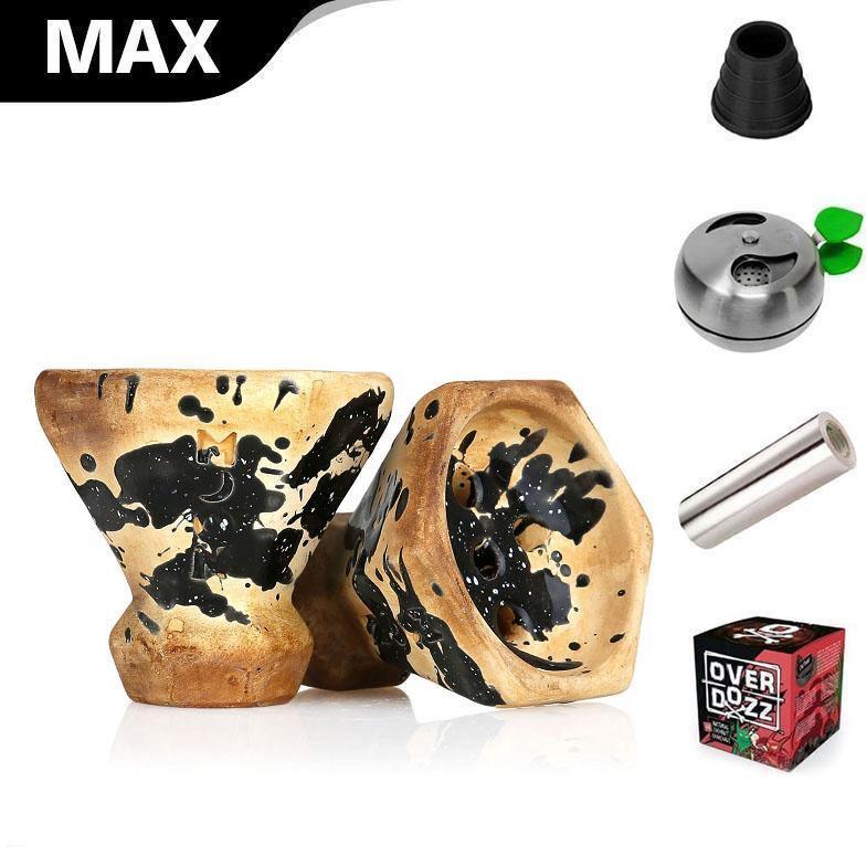 Moon Grand Cap Bowl - Black Space - shishagear - UK