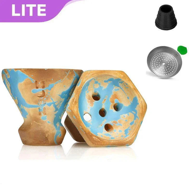 Moon Grand Cap Bowl - Matt Blue - shishagear - UK