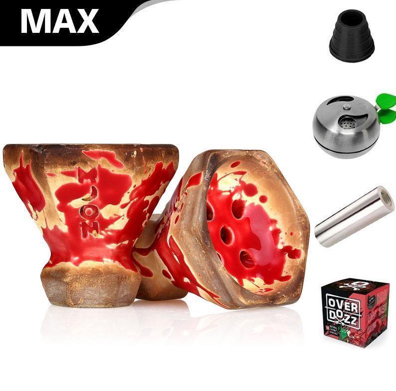 Moon Grand Cap Bowl - Raspberry - shishagear - UK