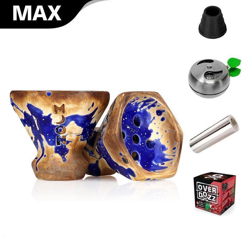 Moon Grand Cap Bowl - Blue Space - shishagear - UK