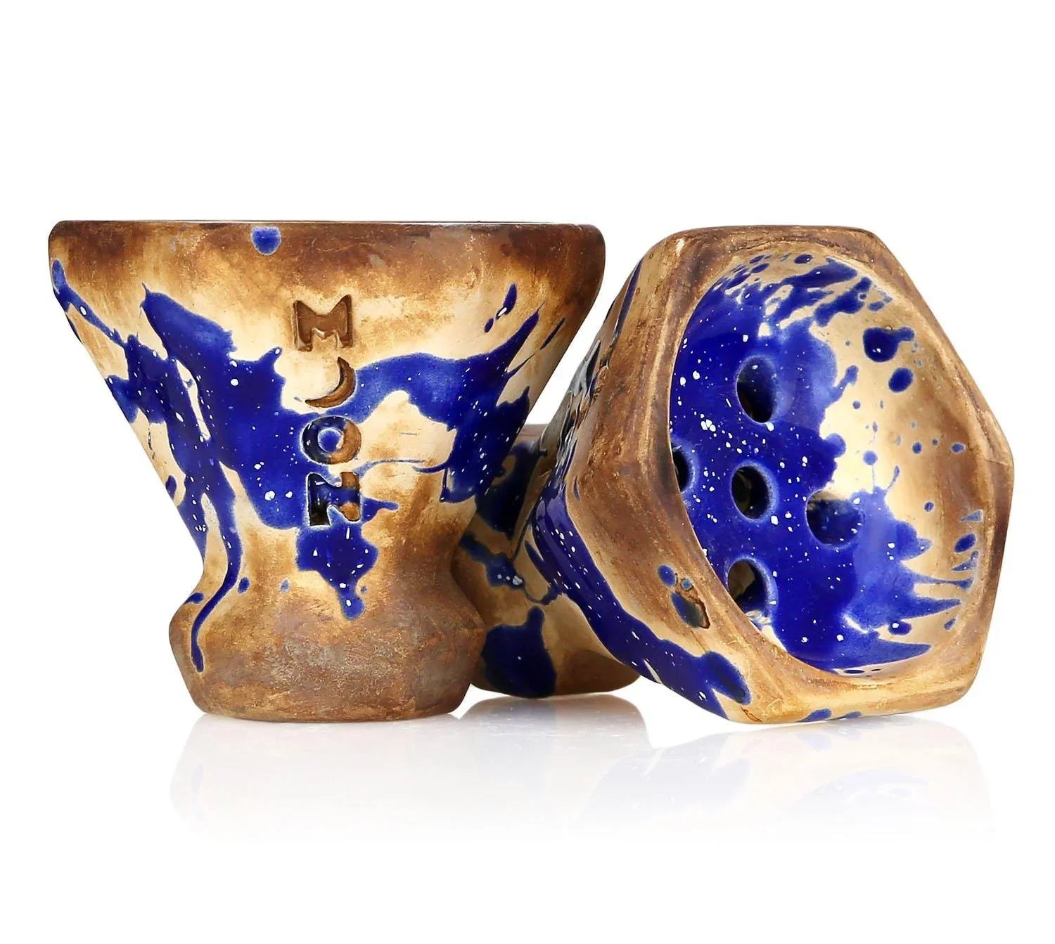 Moon Grand Cap Bowl - Blue Space - shishagear - UK