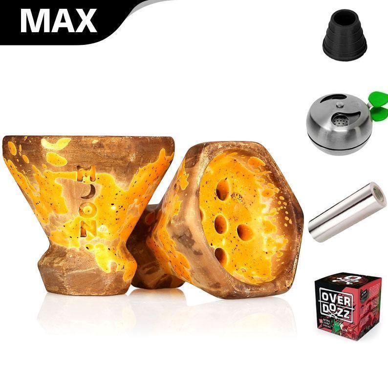 Moon Grand Cap Bowl - Yellow - shishagear - UK