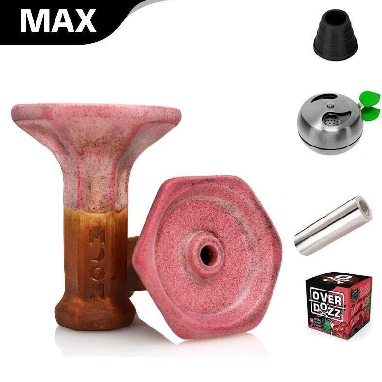 Moon Grand Phunnel Bowl - Pink - shishagear - UK Shisha Hookah Black Friday