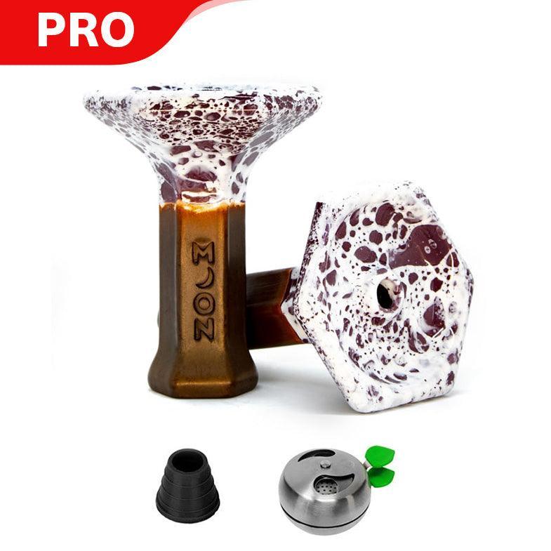 Moon Grand Phunnel V2 Bowl - Marble Violet - shishagear - UK Shisha Hookah Black Friday