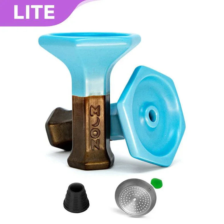 Moon Grand Phunnel V2 Bowl - Matt Blue - shishagear - UK Shisha Hookah Black Friday