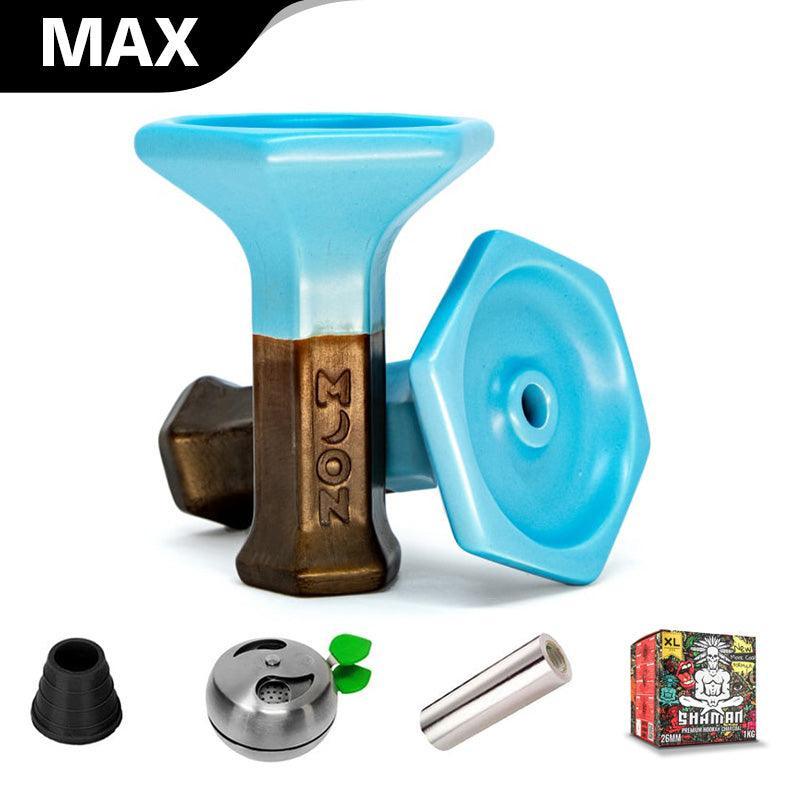 Moon Grand Phunnel V2 Bowl - Matt Blue - shishagear - UK Shisha Hookah Black Friday