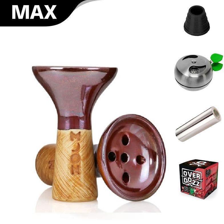 Moon Killer Bowl - Red Gold - shishagear - UK Shisha Hookah Black Friday