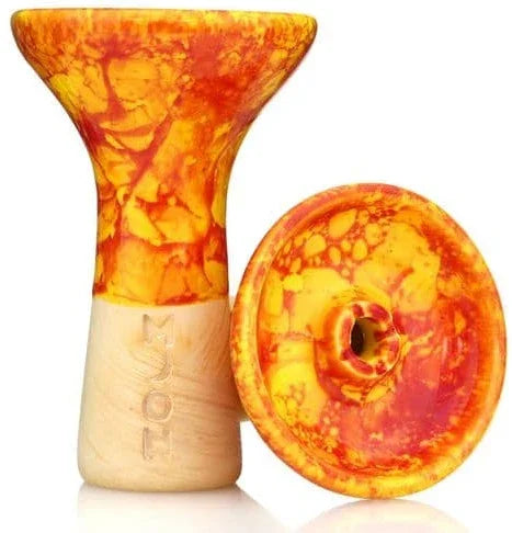 Moon Phunnel Schale - Marmor Orange Rot
