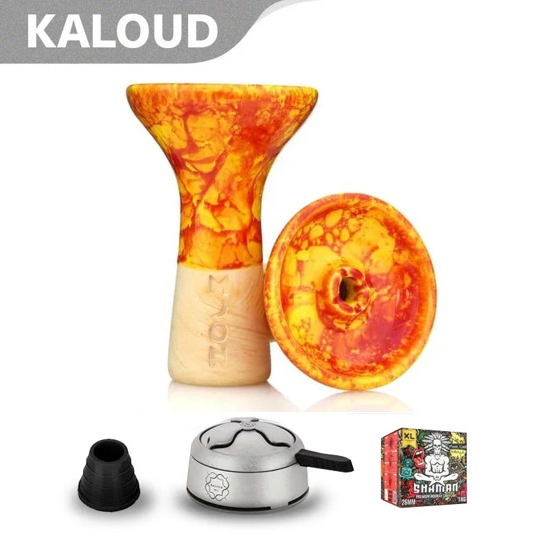 Moon Phunnel Schale - Marmor Orange Rot