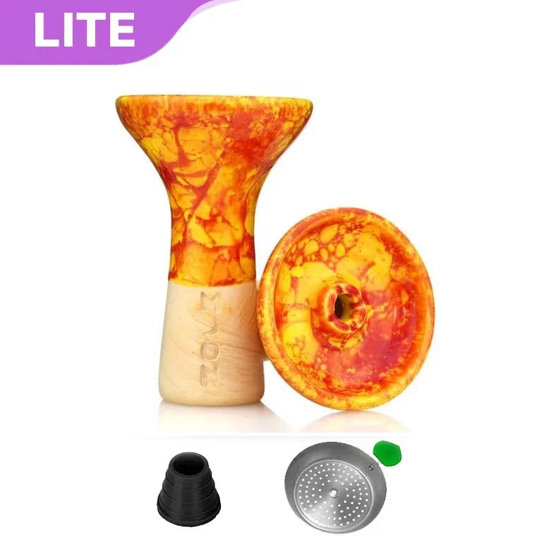 Moon Phunnel Schale - Marmor Orange Rot