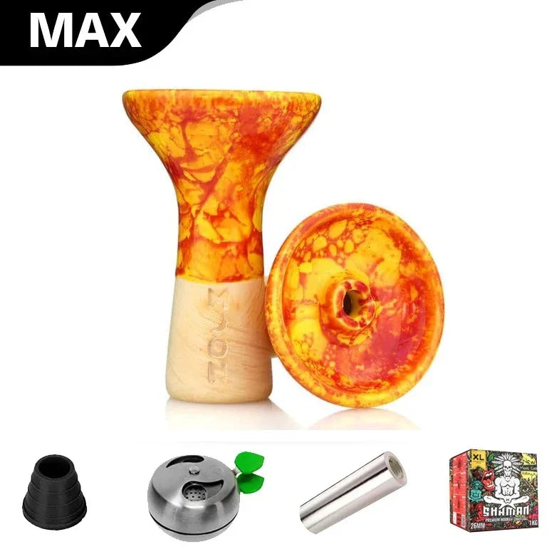 Moon Phunnel Schale - Marmor Orange Rot