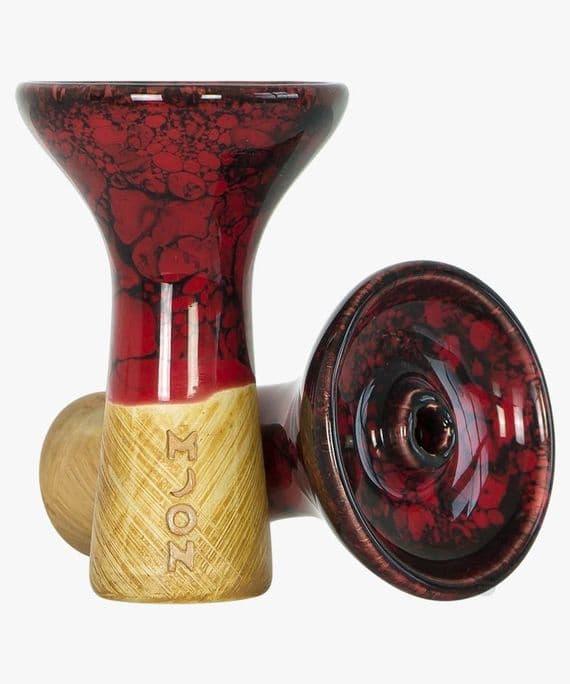 Moon Phunnel Schale - Marmor Rot Schwarz