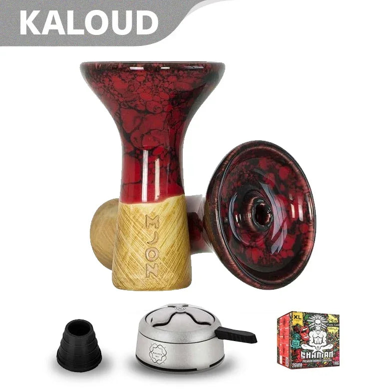 Moon Phunnel Schale - Marmor Rot Schwarz