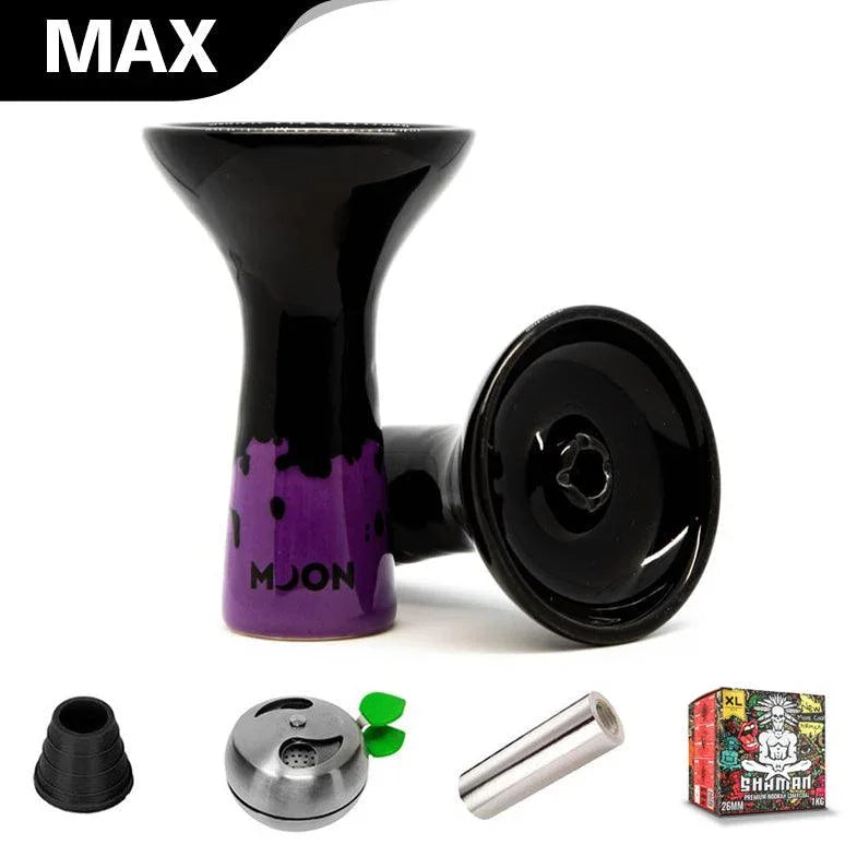 Moon Phunnel Bowl 2.0 - Violet - shishagear - UK Shisha Hookah Black Friday