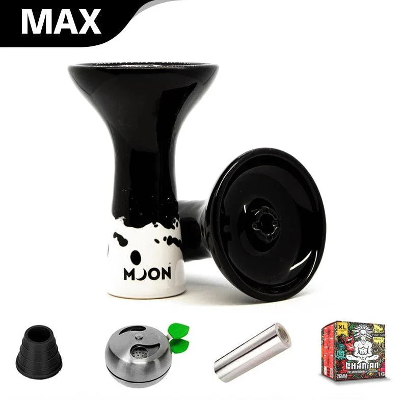 Moon Phunnel Bowl 2.0 - White - shishagear - UK Shisha Hookah Black Friday