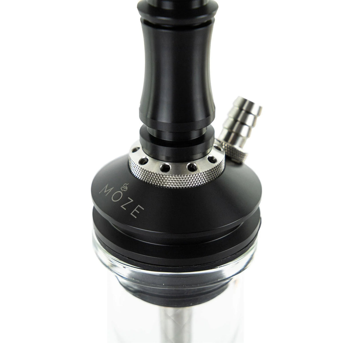 Moze Breeze Two Hookah - Wavy Black - shishagear - UK Shisha Hookah Black Friday