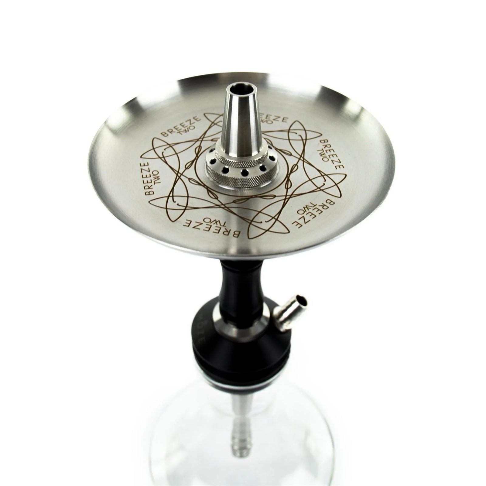 Moze Breeze Two Hookah - Wavy Black - shishagear - UK Shisha Hookah Black Friday