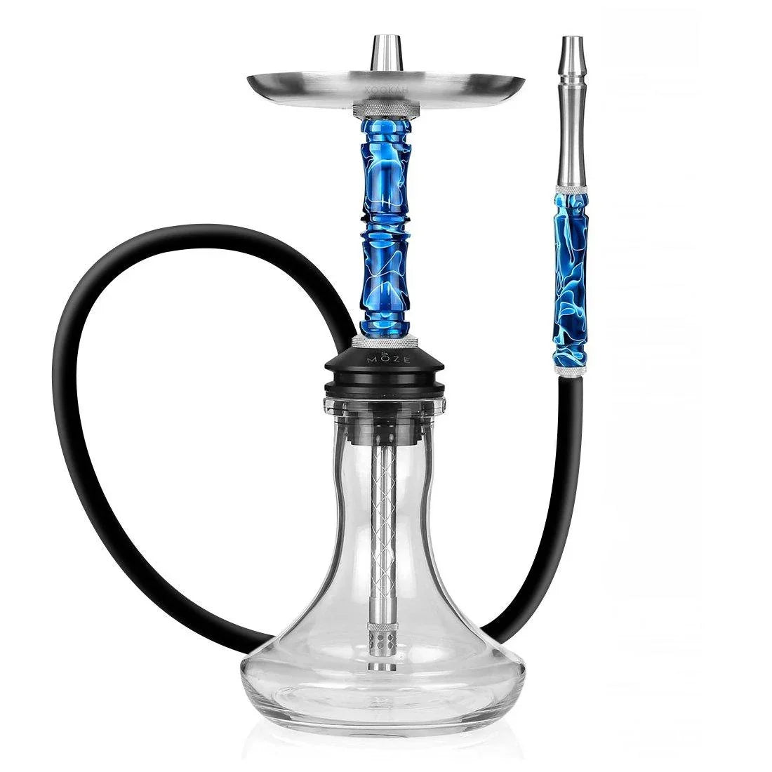 Moze Breeze Two Hookah - Wavy Blue - shishagear - UK Shisha Hookah Black Friday