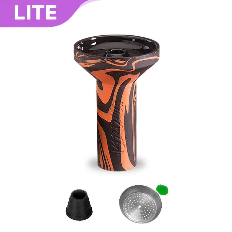 Cedra Shisha Phunnel Bowl - Neon Orange