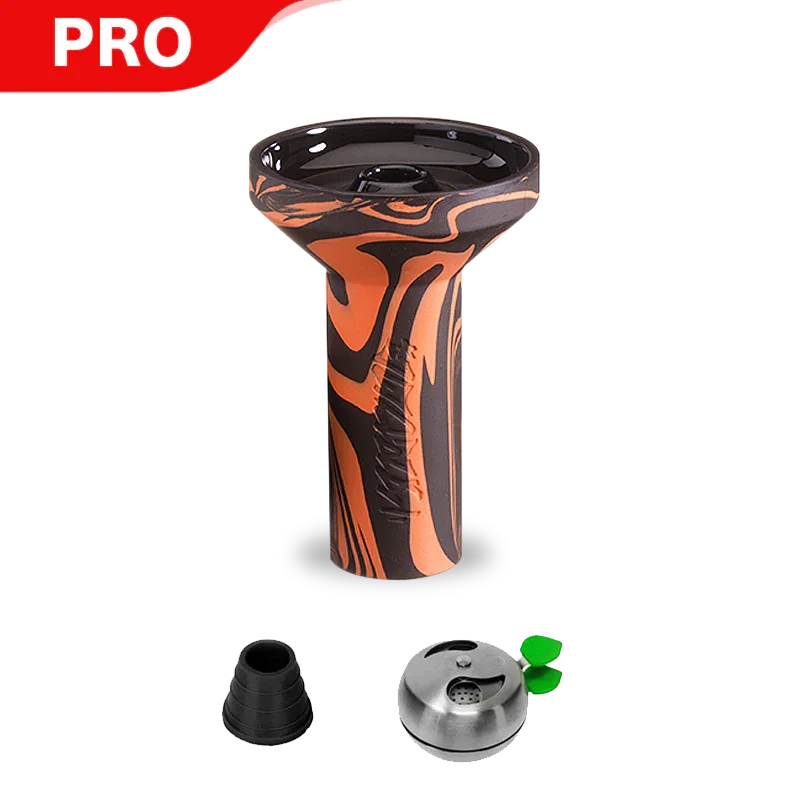 Cedra Shisha Phunnel Bowl - Neon Orange