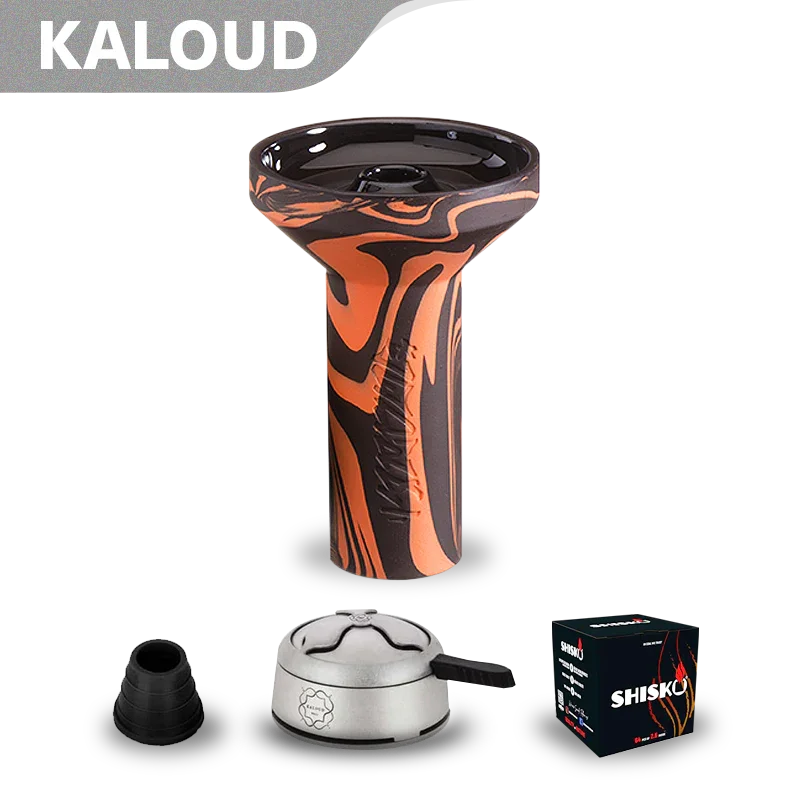 Cedra Shisha Phunnel Bowl - Neon Orange