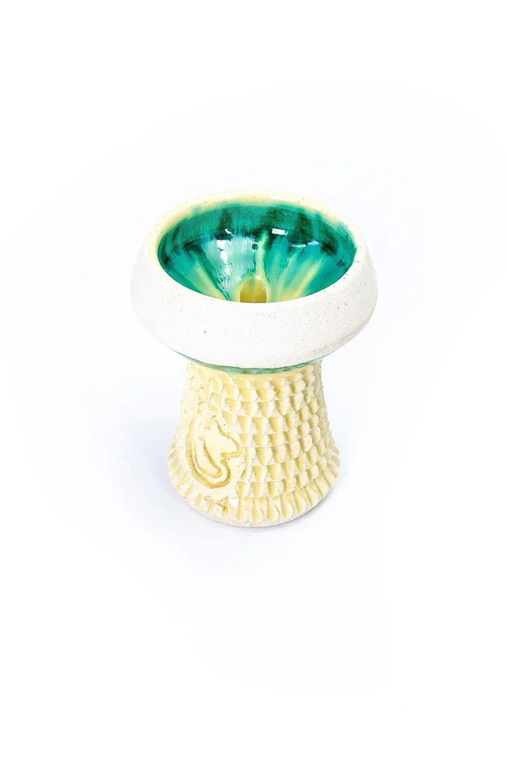 Dschinni Firebrick Bowl Nero Green Vulcan Pro - shishagear - UK