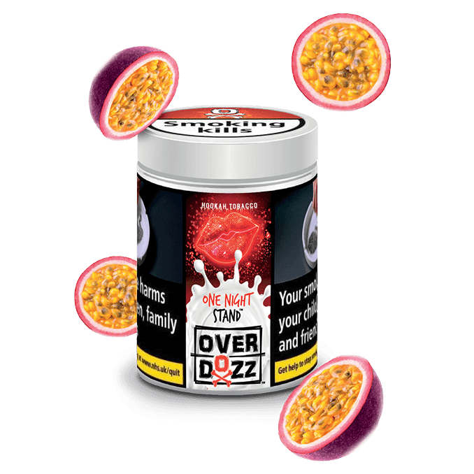 OverDozz One Night Stand (Passion Fruit and Mango) Flavour - shishagear - UK Shisha Hookah Black Friday