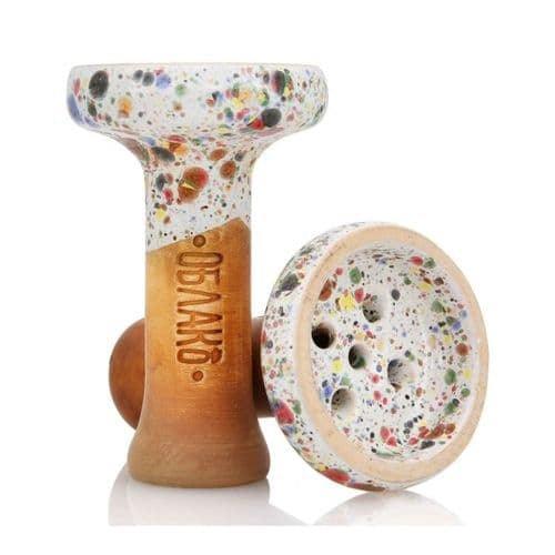 Oblako Black Killer Glazed Bowl - Flower Power (10) - shishagear - UK Shisha Hookah Black Friday