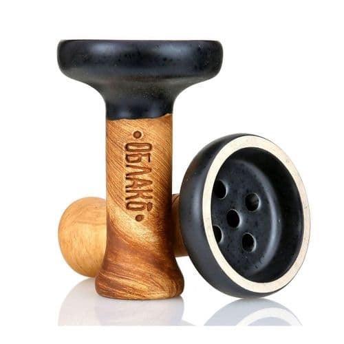 Oblako Black Killer Glazed Bowl - shishagear - UK Shisha Hookah Black Friday