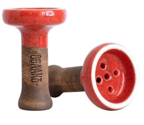 Oblako Black Killer Glazed Bowl - Raspberry Jam (71) - shishagear - UK Shisha Hookah Black Friday