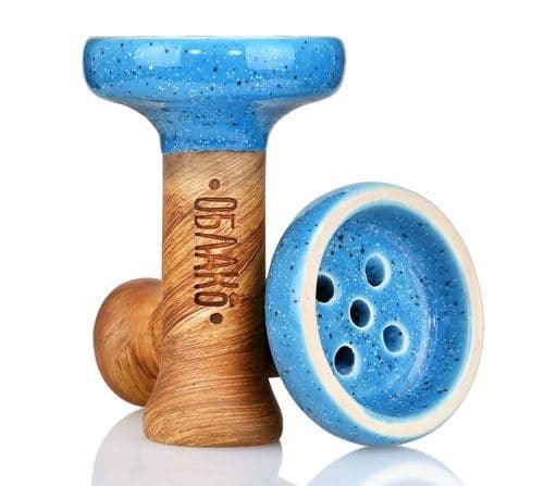 Oblako Black Killer Glazed Bowl - Sky Blue (5) - shishagear - UK Shisha Hookah Black Friday