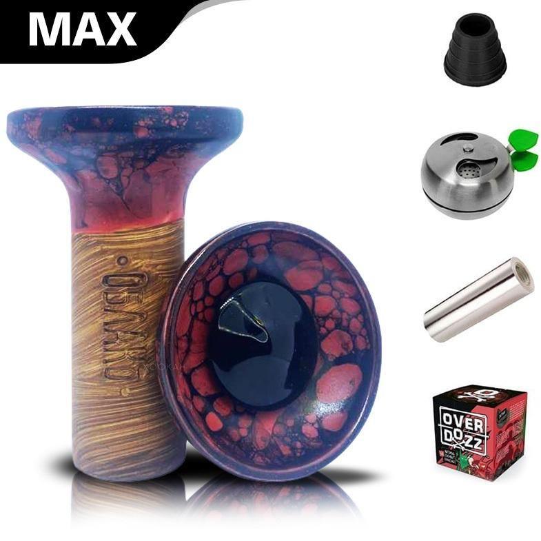 Oblako Flow Bowl - Marble Red - shishagear - UK