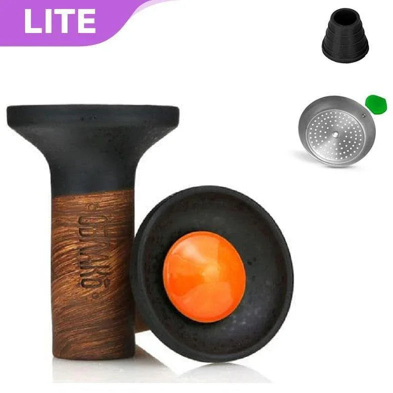 Oblako Flow Bowl - Orange On Black Matte (11) - shishagear - UK
