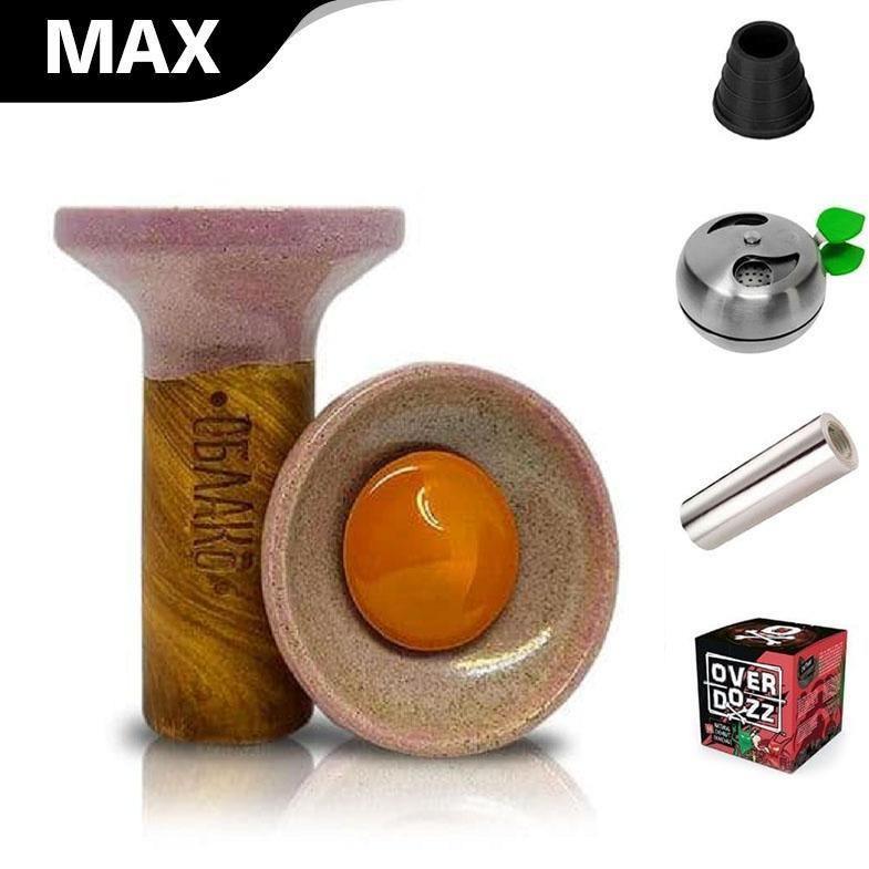 Oblako Flow Bowl - Orange On Quantrazit (4) - shishagear - UK