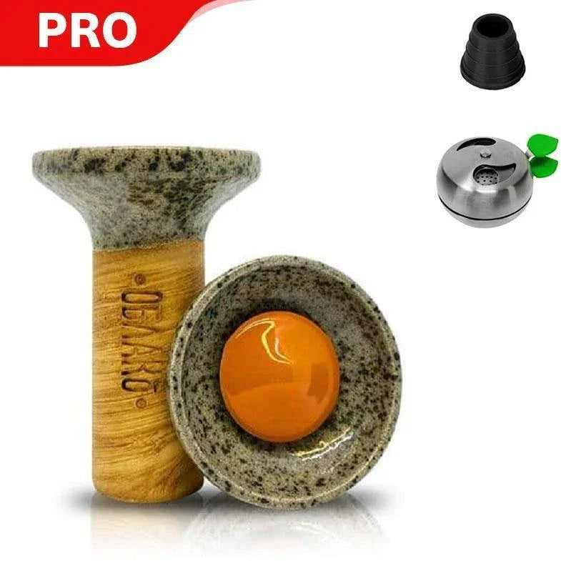 Oblako Flow Bowl - Orange On White Leopard (3) - shishagear - UK