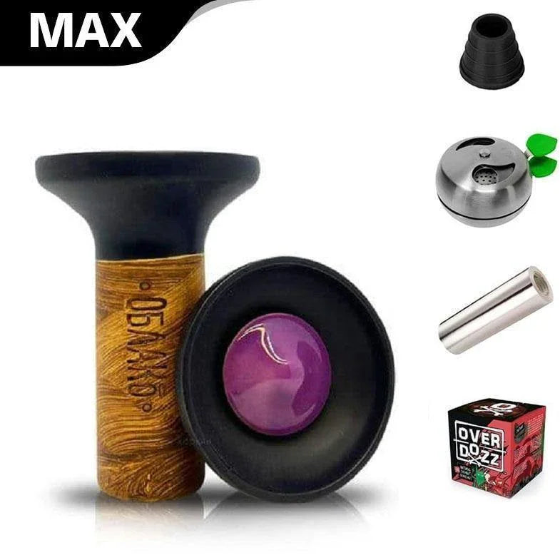 Oblako Flow Bowl - Purple On Matt Black (9) - shishagear - UK