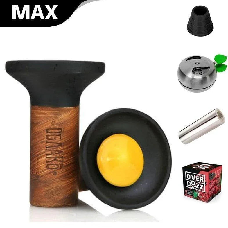 Oblako Flow Bowl - Yellow on Black (2) - shishagear - UK