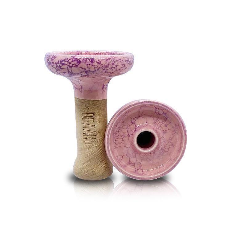 Oblako Phunnel L Bowl Glaze - Marble Pink Purple (34) - shishagear - UK