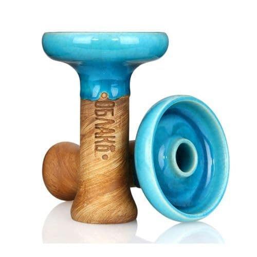 Oblako Phunnel L Glaze Bowl - Drip Blue (8) - shishagear - UK Shisha Hookah Black Friday