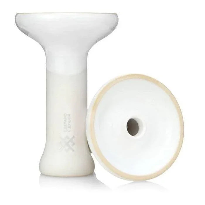 Oblako X Doosha Phunnel Bowl - White + FREE Oblako Flow Bowl - shishagear - UK Shisha Hookah Black Friday