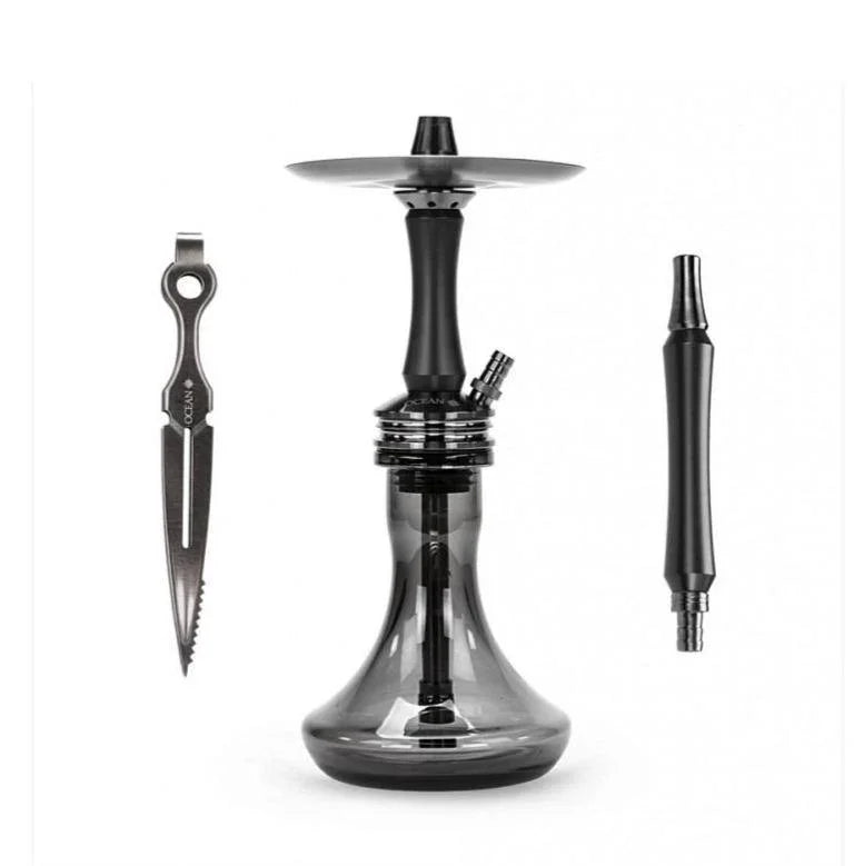 Ocean Hookah Kaif Small Shisha - Black - shishagear - UK