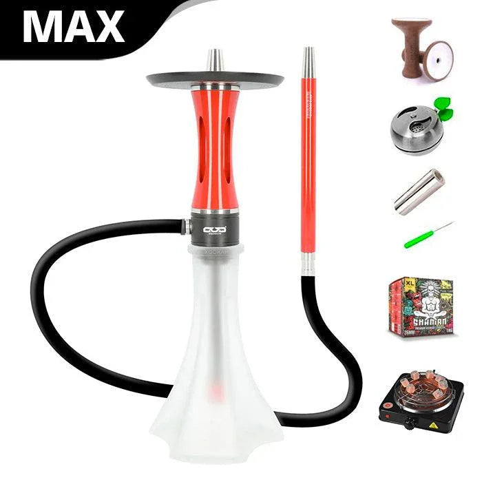 Ovo Dope 360 Neo V2 Hookah - Notorious Red White - shishagear - UK Shisha Hookah Black Friday