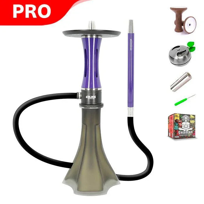 Ovo Dope 360 Neo V2 Hookah - Purple Brnt-Black - shishagear - UK Shisha Hookah Black Friday