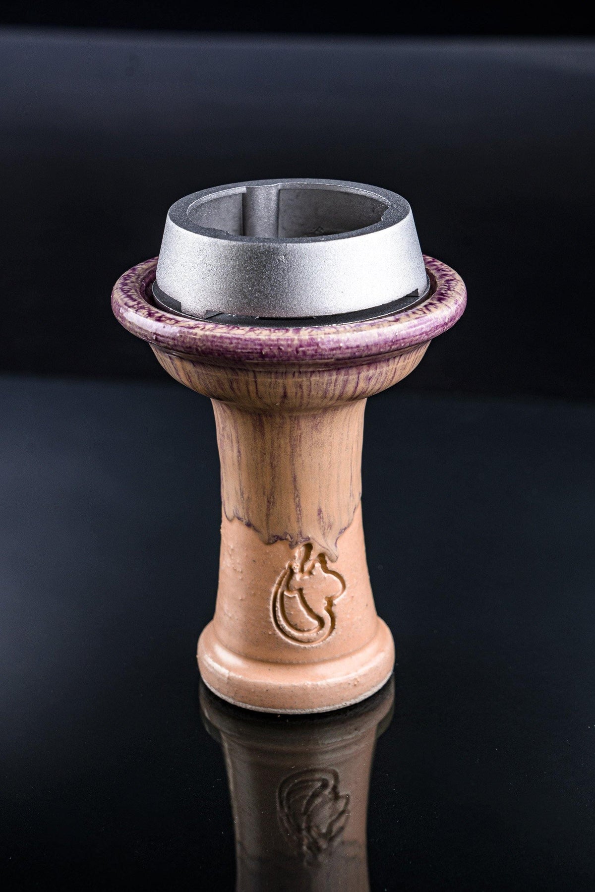 Dschinni Fireclay Brick Phunnel Royal Purple + Smoke Box - shishagear - UK