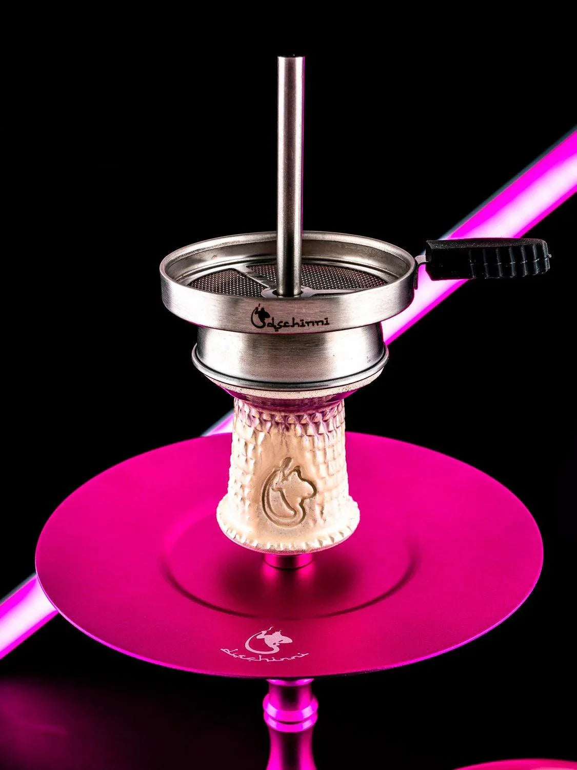Dschinni Pico Pink Clear Hookah Set - shishagear - UK