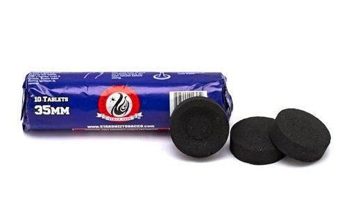 Starbuzz Premium Coconut Instant Light Charcoal 35mm - shishagear - UK Shisha Hookah