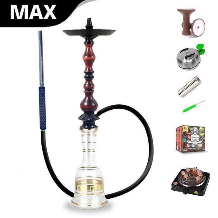 Regal Hookah King With Boho Base - Redwood - shishagear - UK Shisha Hookah Black Friday
